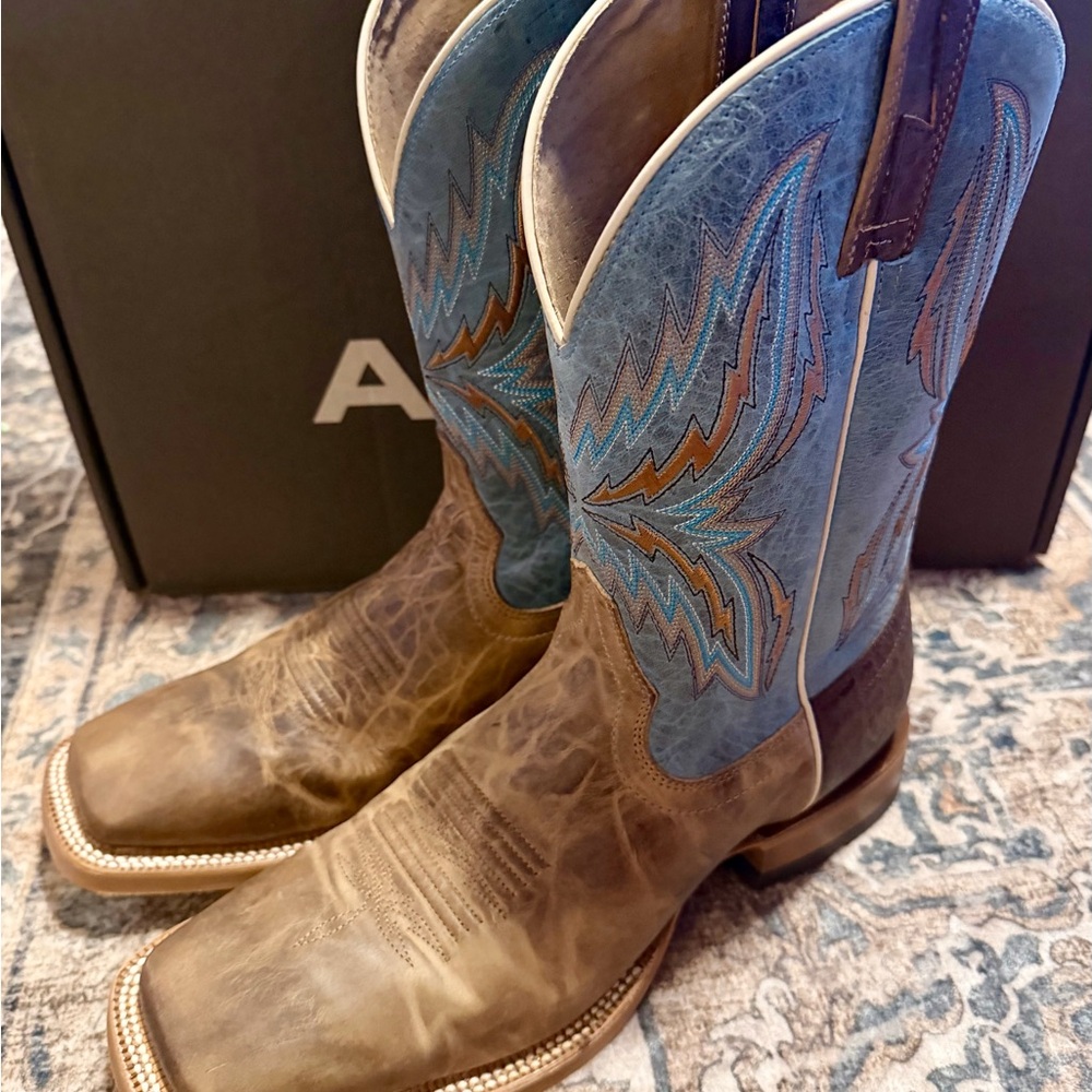 ARIAT MEN'S ARENA REBOUND WESTERN BOOTS SIZE 10 D-MED - Picture 4 of 8